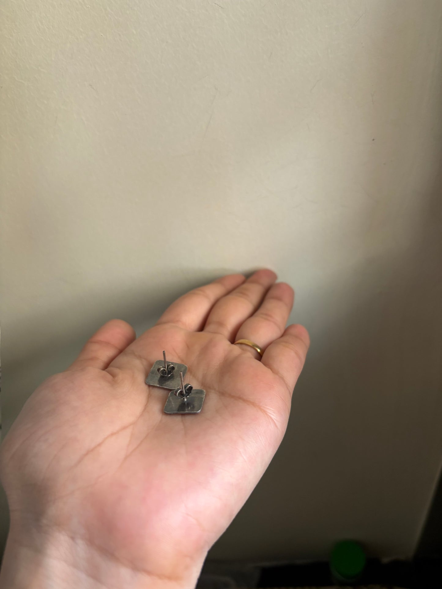 Navrathna Square Small Ear Posts